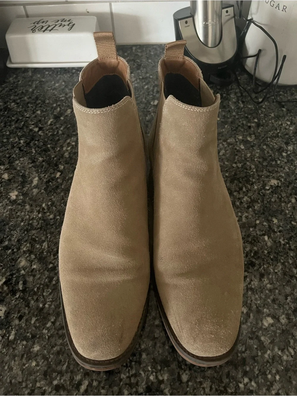 Sonoma Men's Suede Chukka Boots in Light Beige